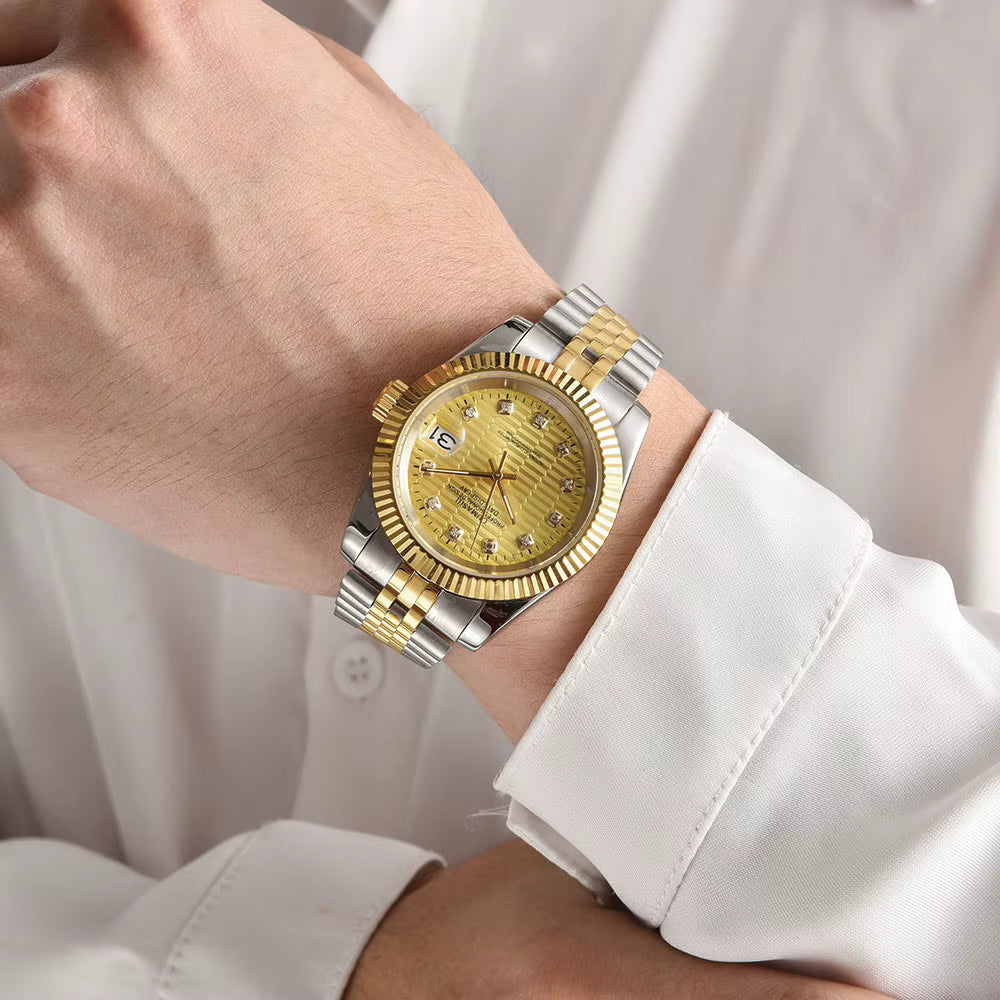 36mm/39mm high-end Customizable logo Men's watch China NH35 automatic movement sapphire glass stainless steel men's watch